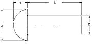 Tungsten Bucking Bar Resim